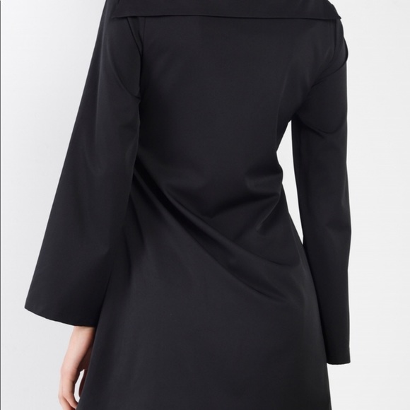 Brand new. 3 for $25 Elegant black front tie long sleeve mini dress - Picture 4 of 4